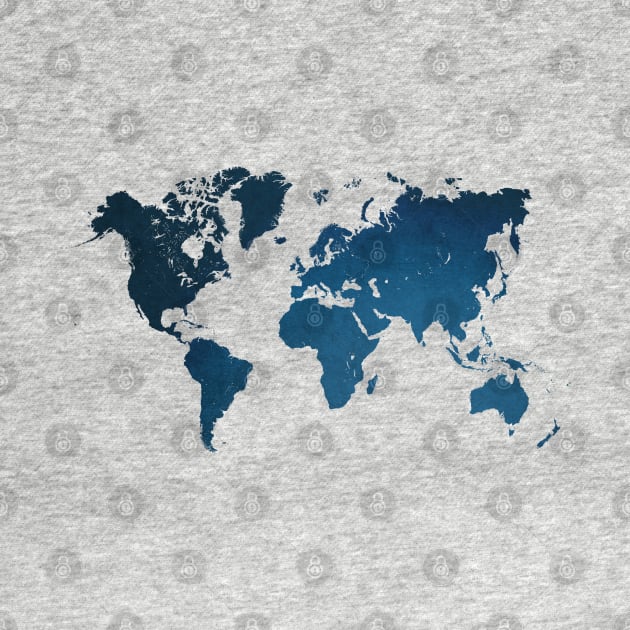 world map blue #map #worldmap by JBJart